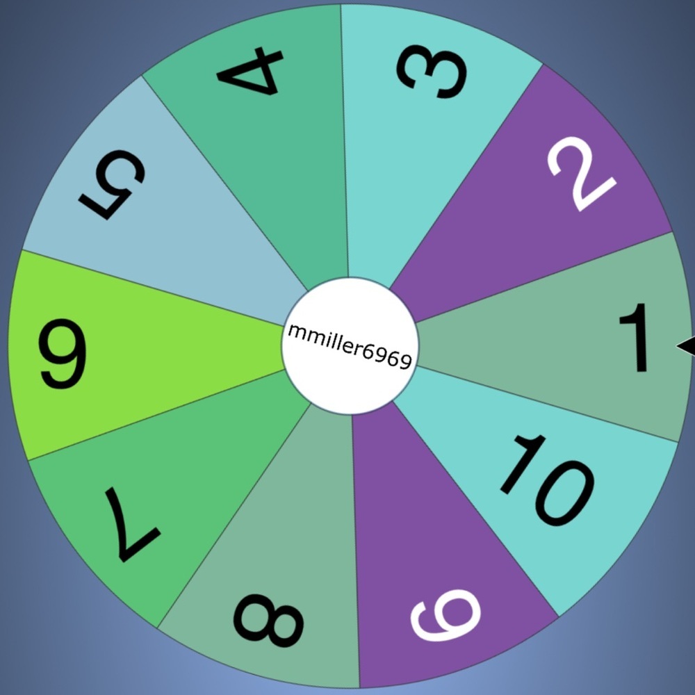 Round 1 $10 Drawing One Choice of 4 Items